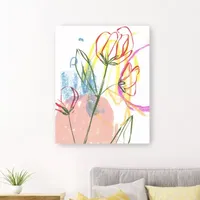 Lumaprints Tulip Formation I Giclee Canvas Art