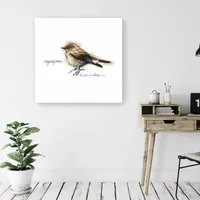 Lumaprints Songbird Study I Giclee Canvas Art