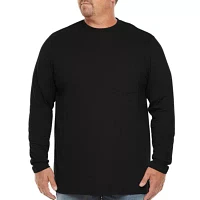 The Foundry Big and Tall Supply Co. Mens Crew Neck Long Sleeve T-Shirt