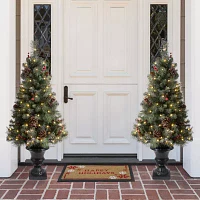 Glitzhome 4 Foot Pine Christmas Tree