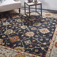 Weave And Wander Irie Floral Hand Knotted Indoor Rectangle Accent Rugs