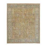 Weave And Wander Irie Floral Hand Knotted Indoor Rectangle Area Rugs