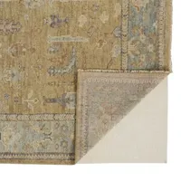 Weave And Wander Irie Floral Hand Knotted Indoor Rectangle Area Rugs