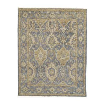 Weave And Wander Irie Floral Hand Knotted Indoor Rectangle Area Rugs