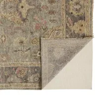 Weave And Wander Irie Floral Hand Knotted Indoor Rectangle Area Rugs