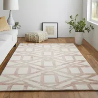 Weave And Wander Marengo Geometric Hand Tufted Indoor Rectangular Accent Rug