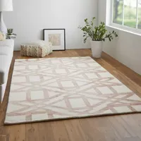 Weave And Wander Marengo Geometric Hand Tufted Indoor Rectangular Accent Rug