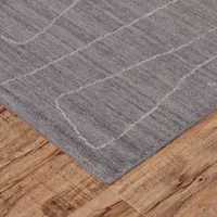 Weave And Wander Miska Abstract Flatweave Indoor Rectangle Accent Rug