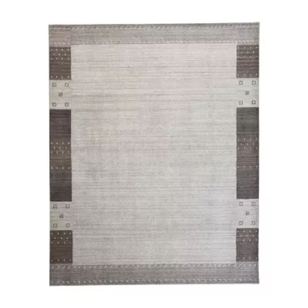 Weave And Wander Yurie Solid Hand Knotted Indoor Rectangle Area Rugs