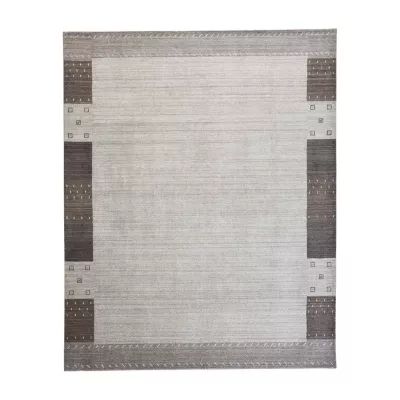 Weave And Wander Yurie Solid Hand Knotted Indoor Rectangle Area Rugs