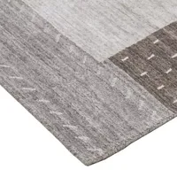 Weave And Wander Yurie Solid Hand Knotted Indoor Rectangle Area Rugs