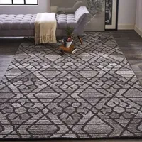 Weave And Wander Palatez Geometric Hand Tufted Indoor Rectangle Area Rugs