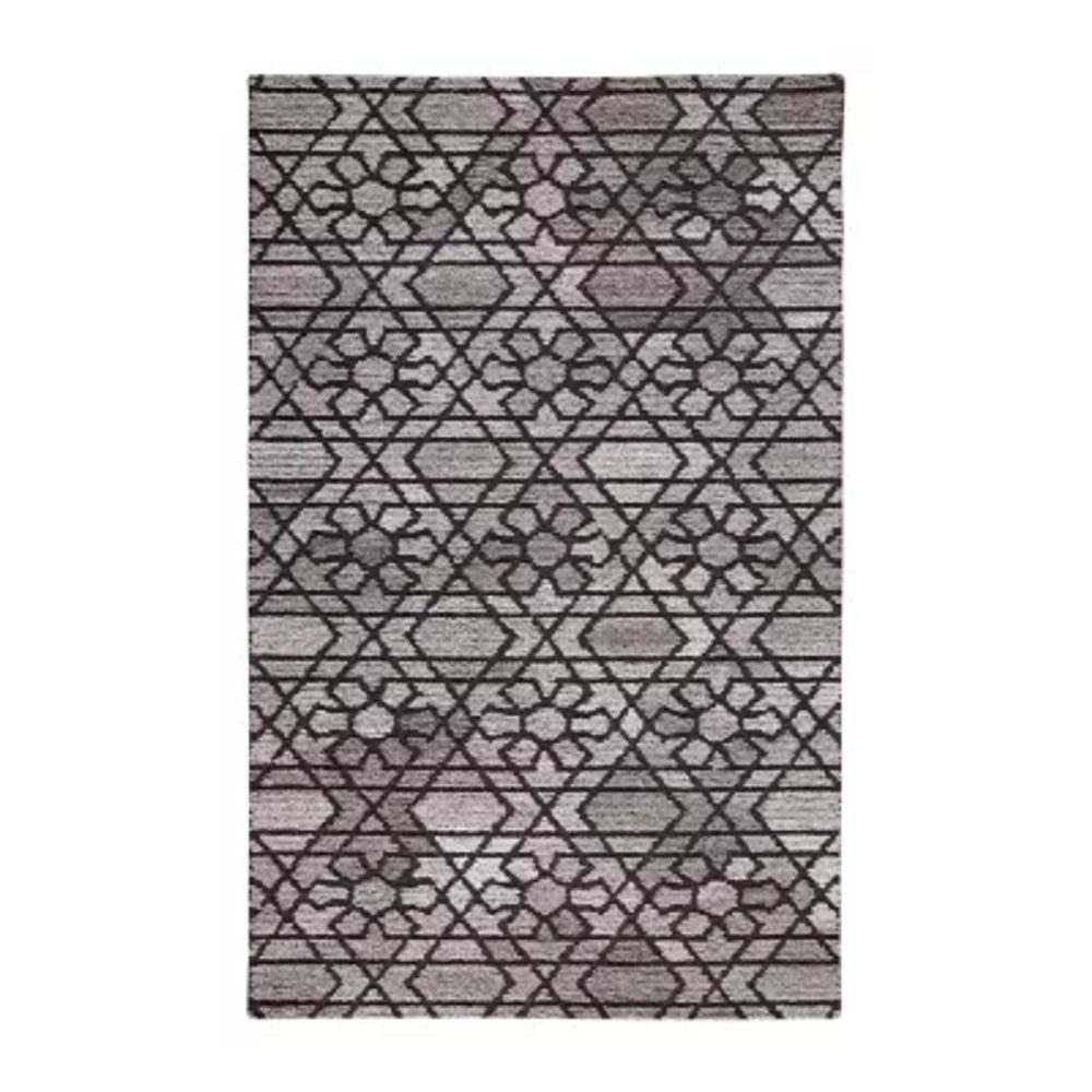 Weave And Wander Palatez Geometric Hand Tufted Indoor Rectangle Area Rugs