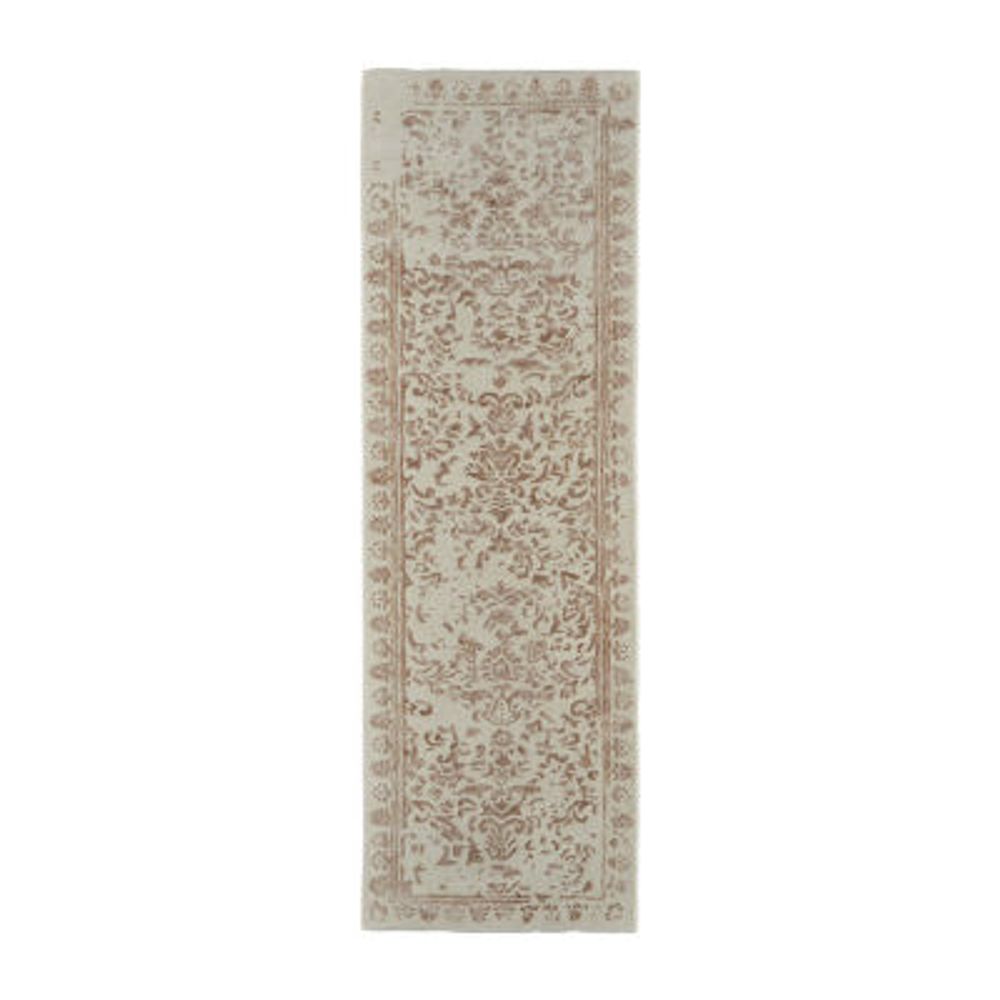 Weave And Wander Khalo Floral Hand Tufted Indoor Rectangular Runner