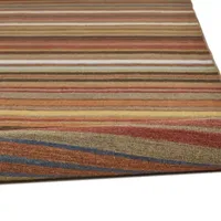 Weave And Wander Naida Stripe Flatweave Reversible Indoor Rectangle Area Rugs