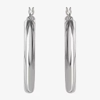 Sterling Silver 44.5mm Hoop Earrings