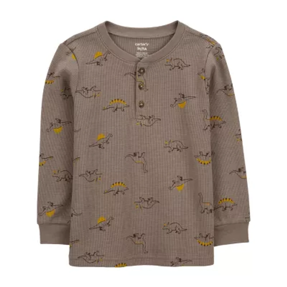 Carter's Toddler Boys Long Sleeve Henley Shirt