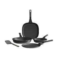 BergHOFF Leo Stone+ Ceramic Non-Stick Specialty 5-pc. Cookware Set