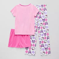 Little & Big Girls 3-pc. Hello Kitty Pajama Set