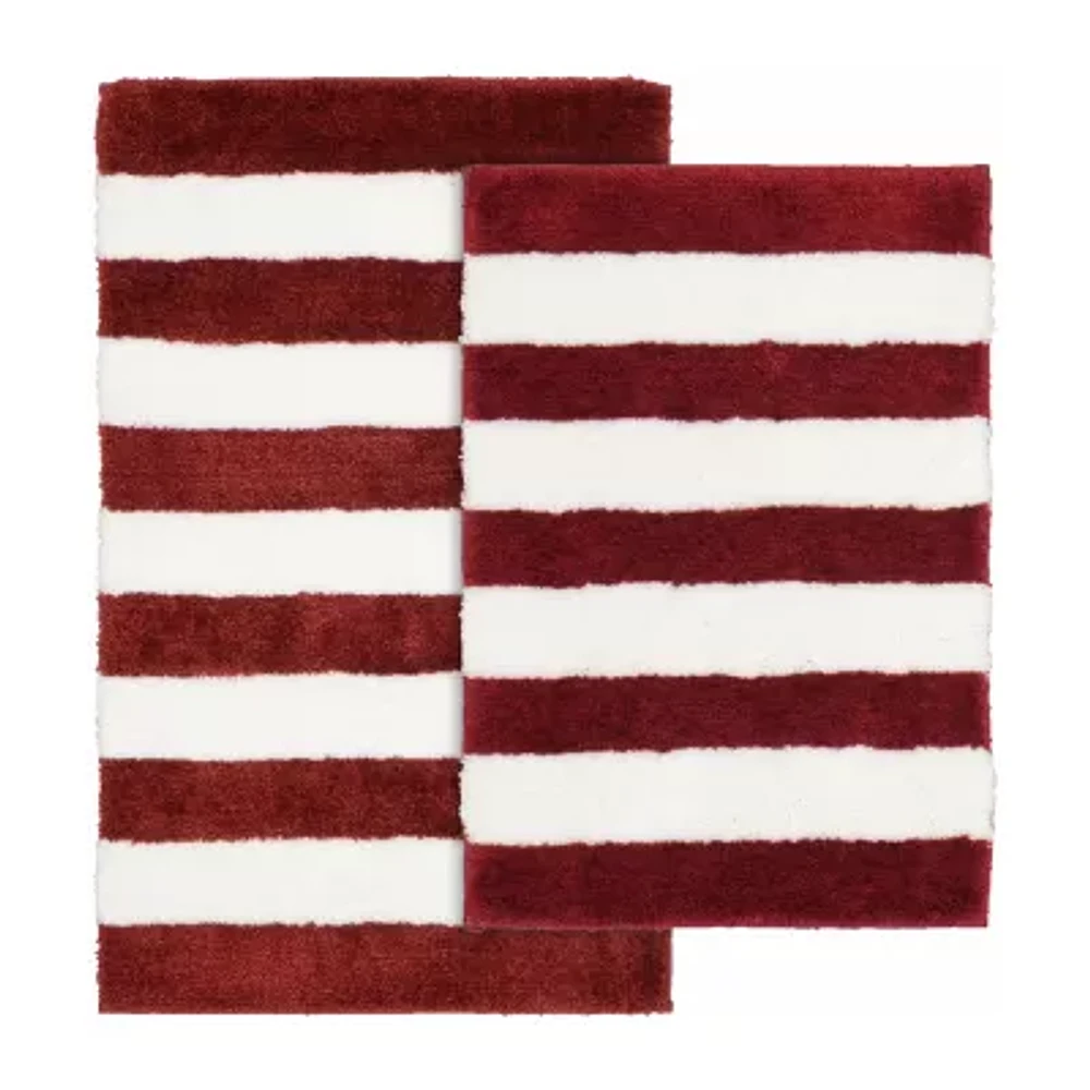 Garland Rug Beach Stripe 2-pc. Bath Set