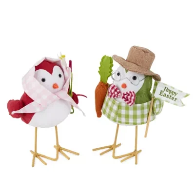 Linden Street 2-pc. Flower Gardener Bird Set Easter Tabletop Decor
