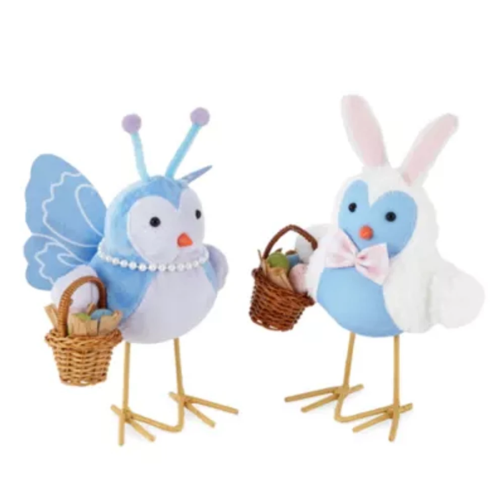 Linden Street 2-pc. Butterfly Bunny Bird Set Easter Tabletop Decor