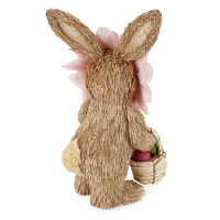 Linden Street Sunflower Sisal Bunny Easter Tabletop Decor