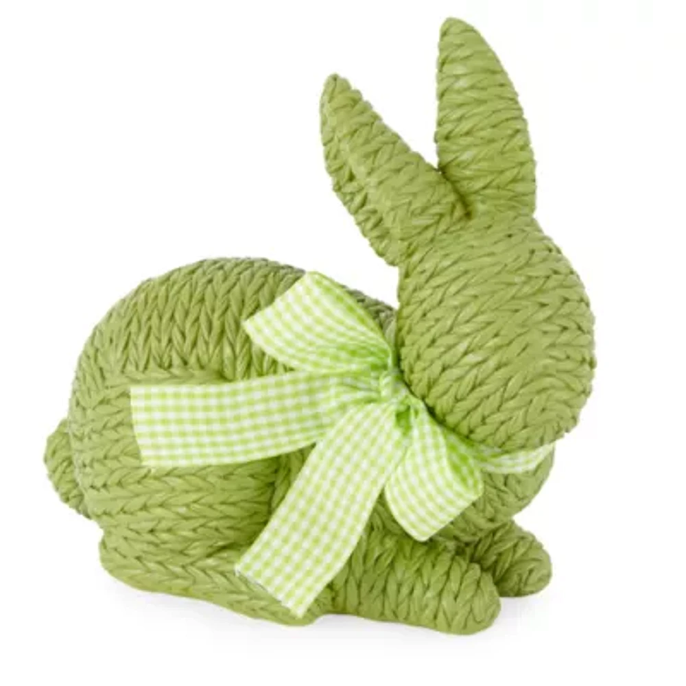 Linden Street Sitting Jute Rope Bunny Easter Tabletop Decor