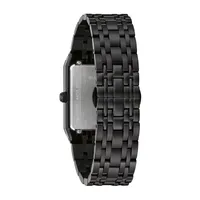 Bulova Unisex Adult Diamond Accent Black Stainless Steel Bracelet Watch 98d164