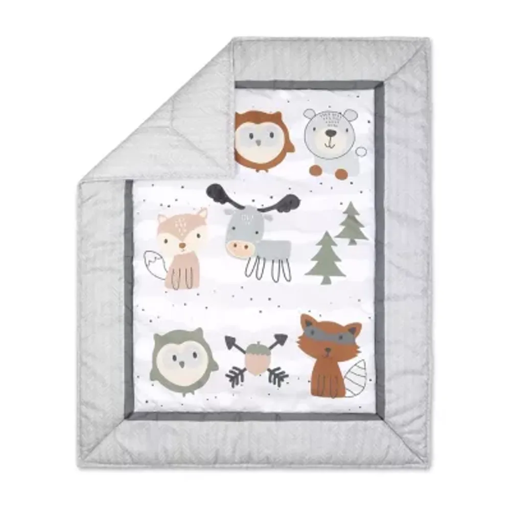 The Peanutshell Woodland Walk 3-pc. Crib Bedding Set