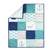 The Peanutshell Nautical 3-pc. Crib Bedding Set