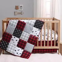 The Peanutshell Buffalo 3-pc. Plaid Crib Bedding Set