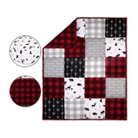 The Peanutshell Buffalo 3-pc. Plaid Crib Bedding Set