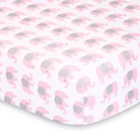 The Peanutshell Elephant 2-pc. Crib Sheet