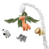 The Peanutshell Safari Animals Baby Mobile