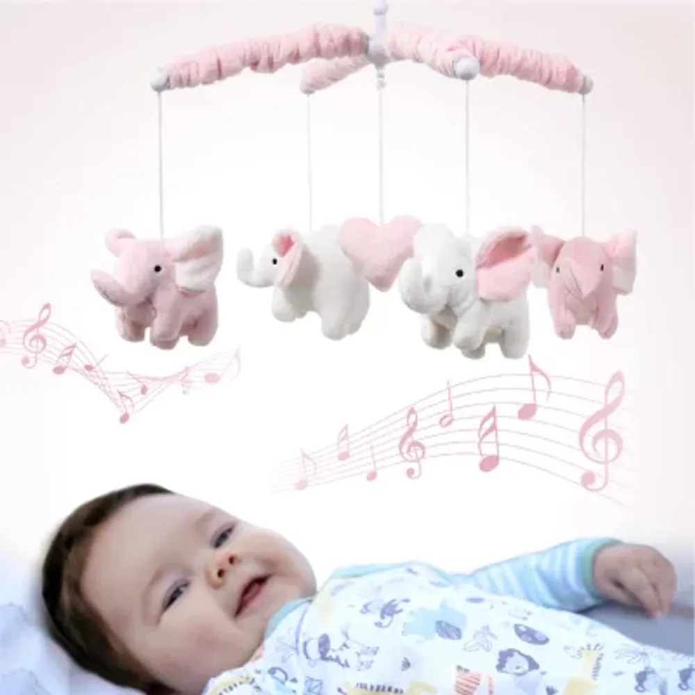 The Peanutshell Elephant Baby Mobile