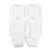 Carter's Baby Unisex 4-pc. Crew Neck Long Sleeve Bodysuit