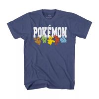 Little & Big Boys Crew Neck Short Sleeve Pokemon Graphic T-Shirt