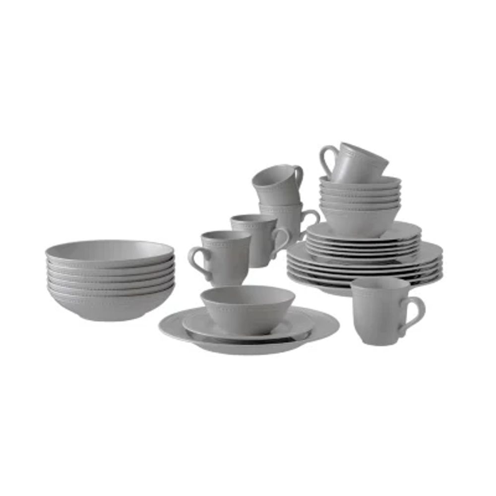 Home Expressions Caroline 30-pc. Stoneware Dinnerware Set