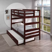 Promo Shaker Twin over Twin Bunkbed with Twin Trundle