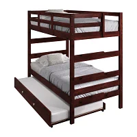 Promo Shaker Twin over Twin Bunkbed with Twin Trundle