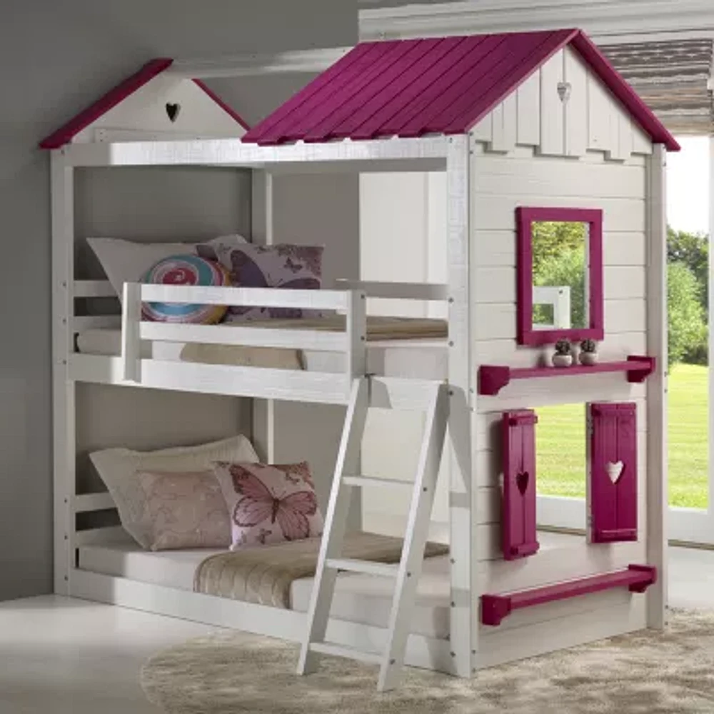 Sweetheart Twin over Twin Bunkbed