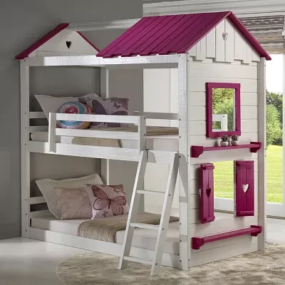 Sweetheart Twin over Twin Bunkbed