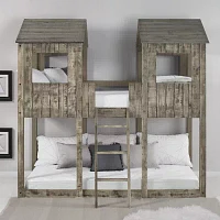 Tower Twin over Twin Bunkbed