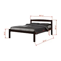 Econo Modern Full Bed with Twin Trundle