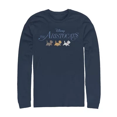 Mens Long Sleeve The Aristocats Graphic T-Shirt