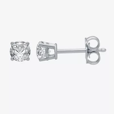 Ever Star (G / Vs2) 1/2 CT. T.W. Lab Grown White Diamond 14K Gold 4.1mm Round Stud Earrings