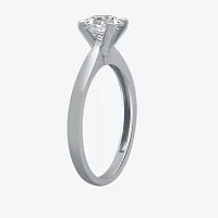 (G / SI2) Womens 1 CT. Lab-Grown White Diamond 14K Gold Round Solitaire Engagement Ring