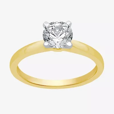 1 CT. Lab-Grown (G / SI2) Diamond Round Solitaire Engagement Ring 10K Gold