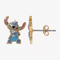 Disney Classics 18K Gold Over Brass 13mm Stitch Stud Earrings